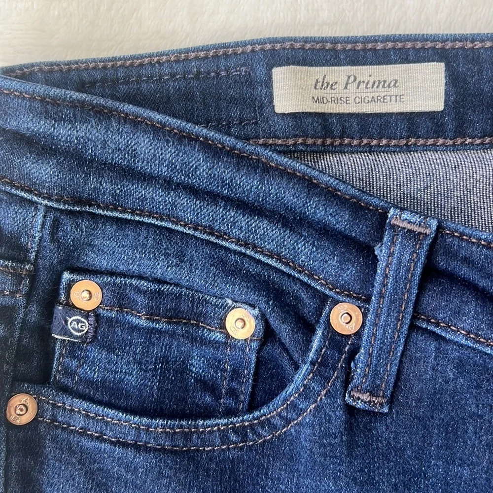 AG Adriano Goldschmied the Prima, mid rise cigarette jeans